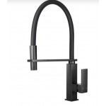 Aqua Matte Black Square Kitchen Sink Mixer